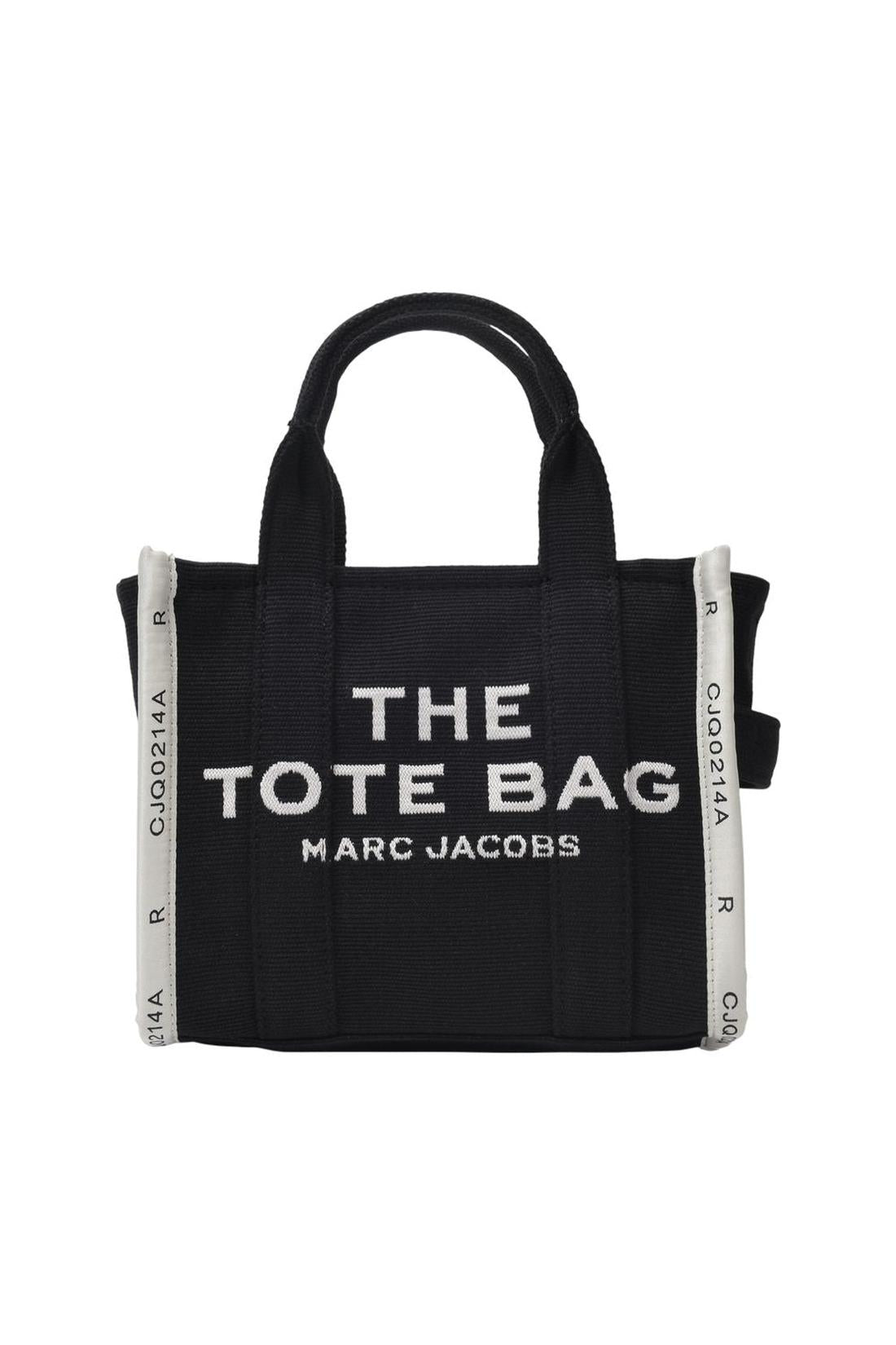 The Small Tote Tasche aus schwarzem Canvas
