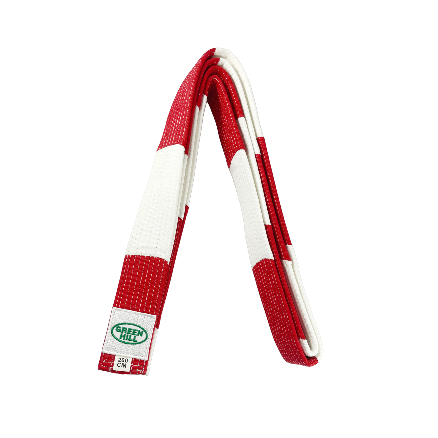 Green Hill Meistergürtel 6. Dan (Rot/Weiß)