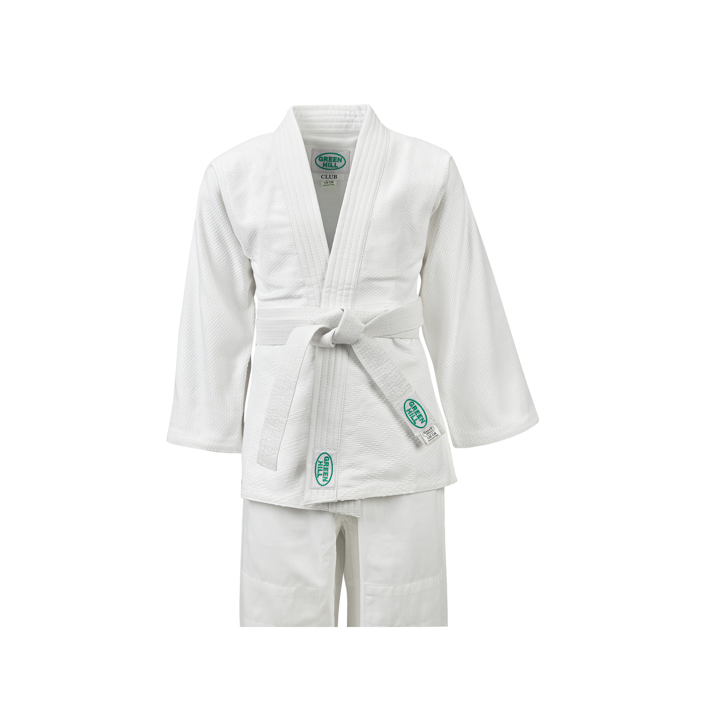 Green Hill Judoanzug CLUB 450 g/m² rundes Logo