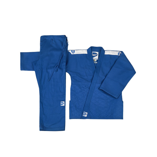 Green Hill Judoanzug JUNIOR mit Streifen