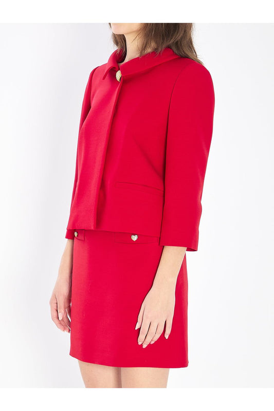 Jacket in crepe couture