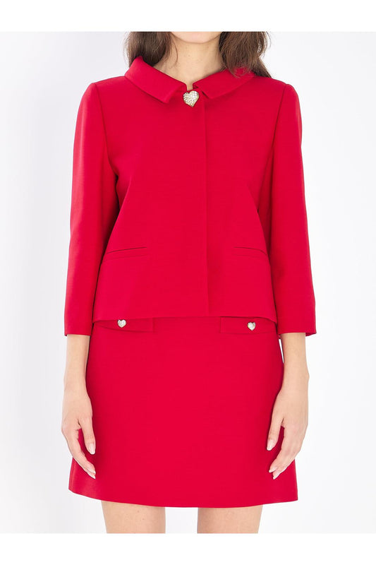 Jacket in crepe couture