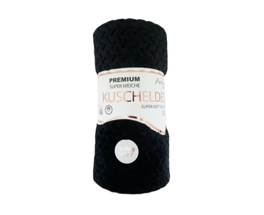 Günstige Jacquard Wohndecke » Kuscheldecke 150x200cm » Couchdecke leichter Flanell » Tagesdecke