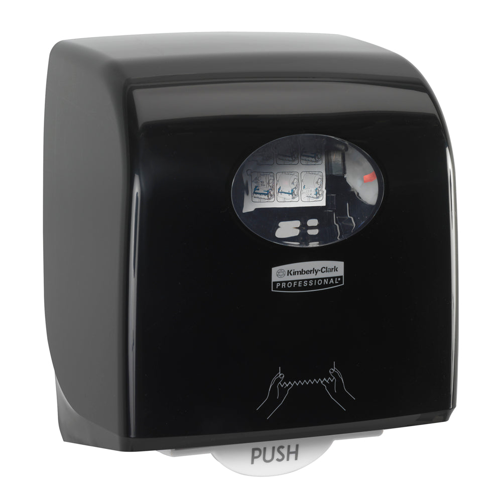 Aquarius™ Slimroll™ Roll Towel Dispenser - Black / NEW - 1 Dispenser | Carton (1 Dispenser)