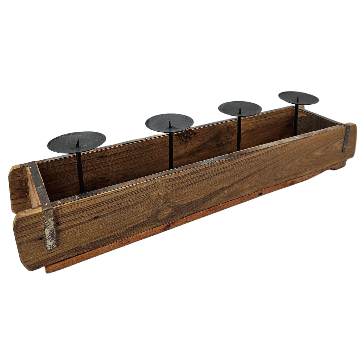 Kerzentablett Kerzenständer Kerzenhalter Holz Advent Deko Landhaus Tablett 57 cm