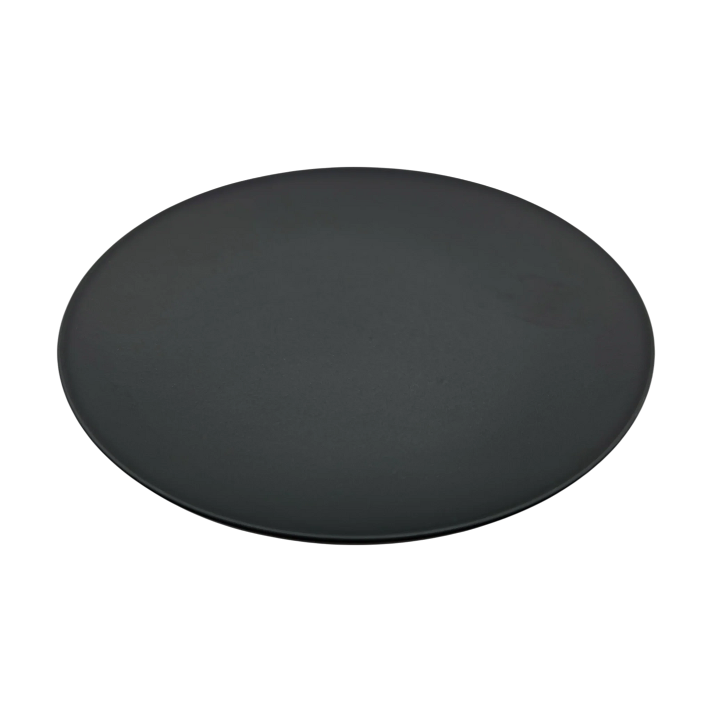 Kerzenhalter schwarz 4 Stück Stumpenkerzen Teller Kerzenteller Weihnachten 8,5 cm