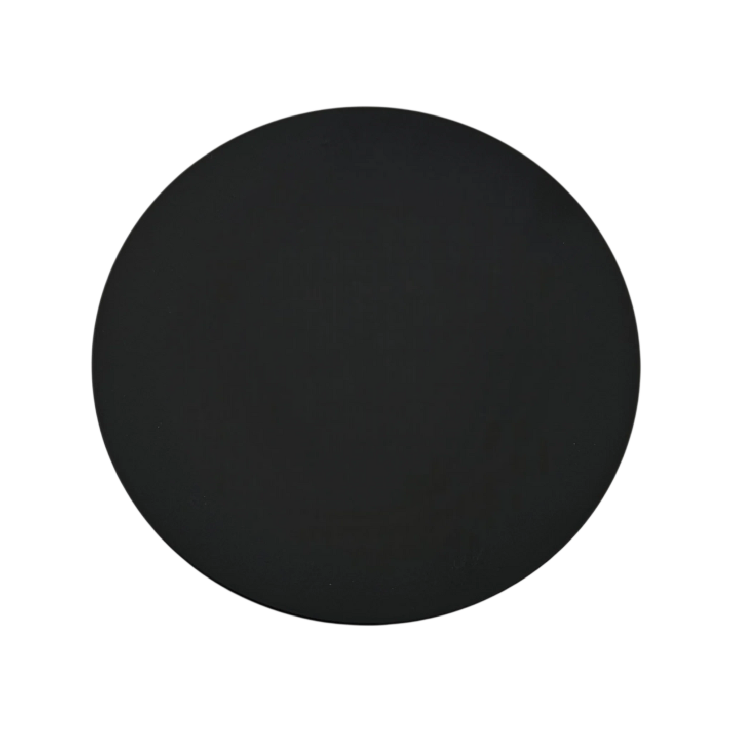 Kerzenhalter schwarz 4 Stück Stumpenkerzen Teller Kerzenteller Weihnachten 12 cm