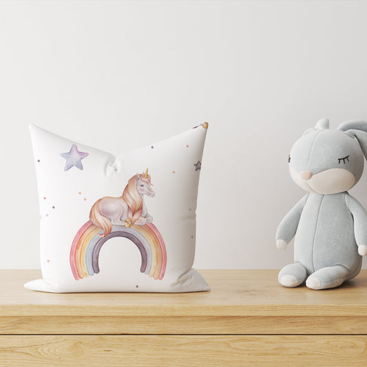 "Rainbow Unicorn" Premium Decorative Pillow