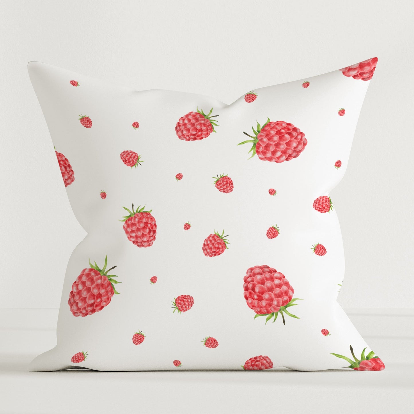 "Raspberries" Premium Decorative Cushion