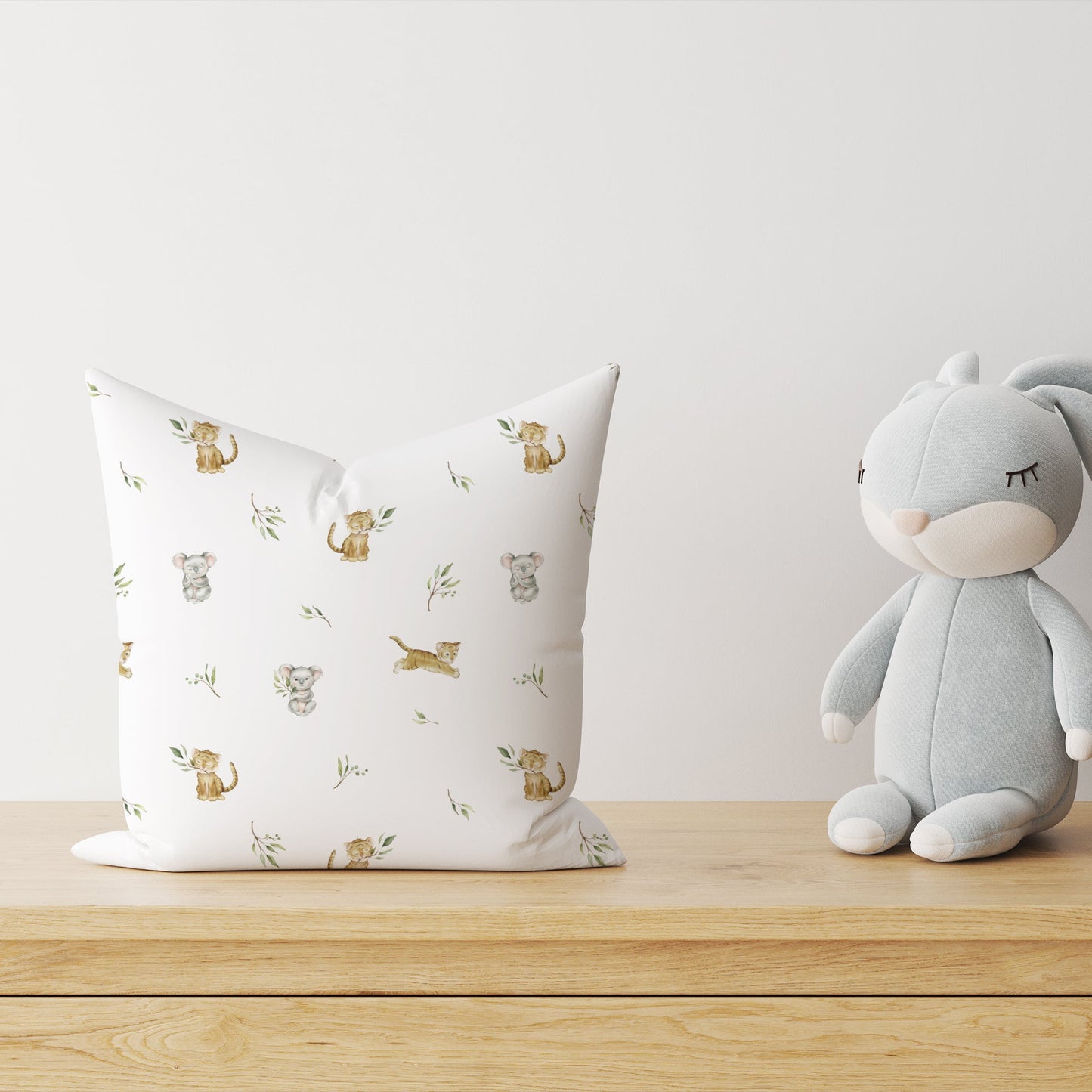 "Koala &amp; Tiger" Premium Decorative Cushion