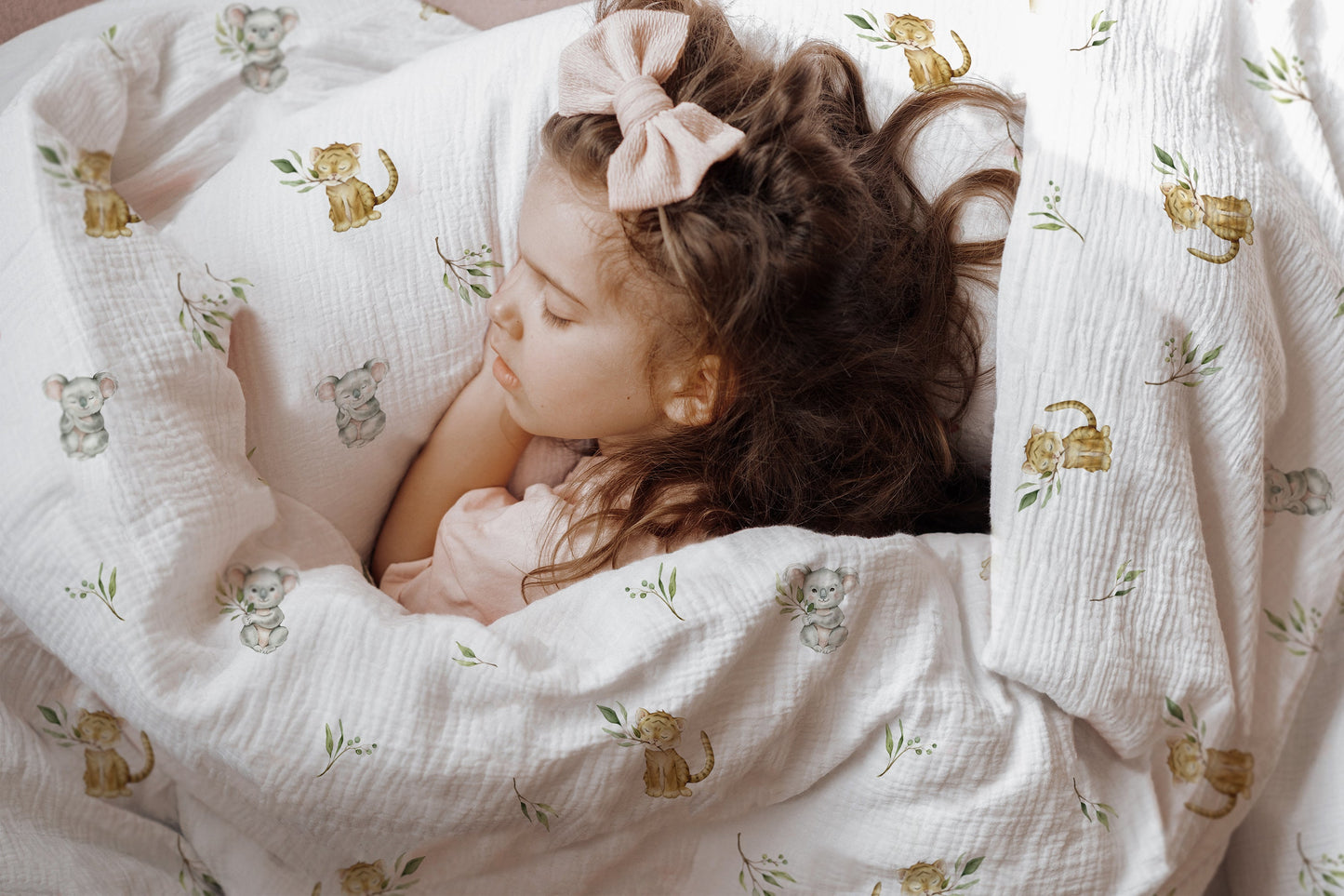 "Koala &amp; Tiger" Premium Children's Bedding