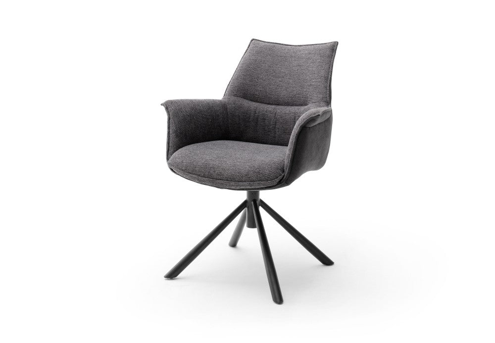 KONYA 4-fóta stóll með armpúðum - 2 stk.