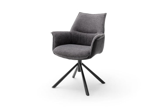 KONYA 4-Fuß Stuhl mit Armlehnen - 2er Set