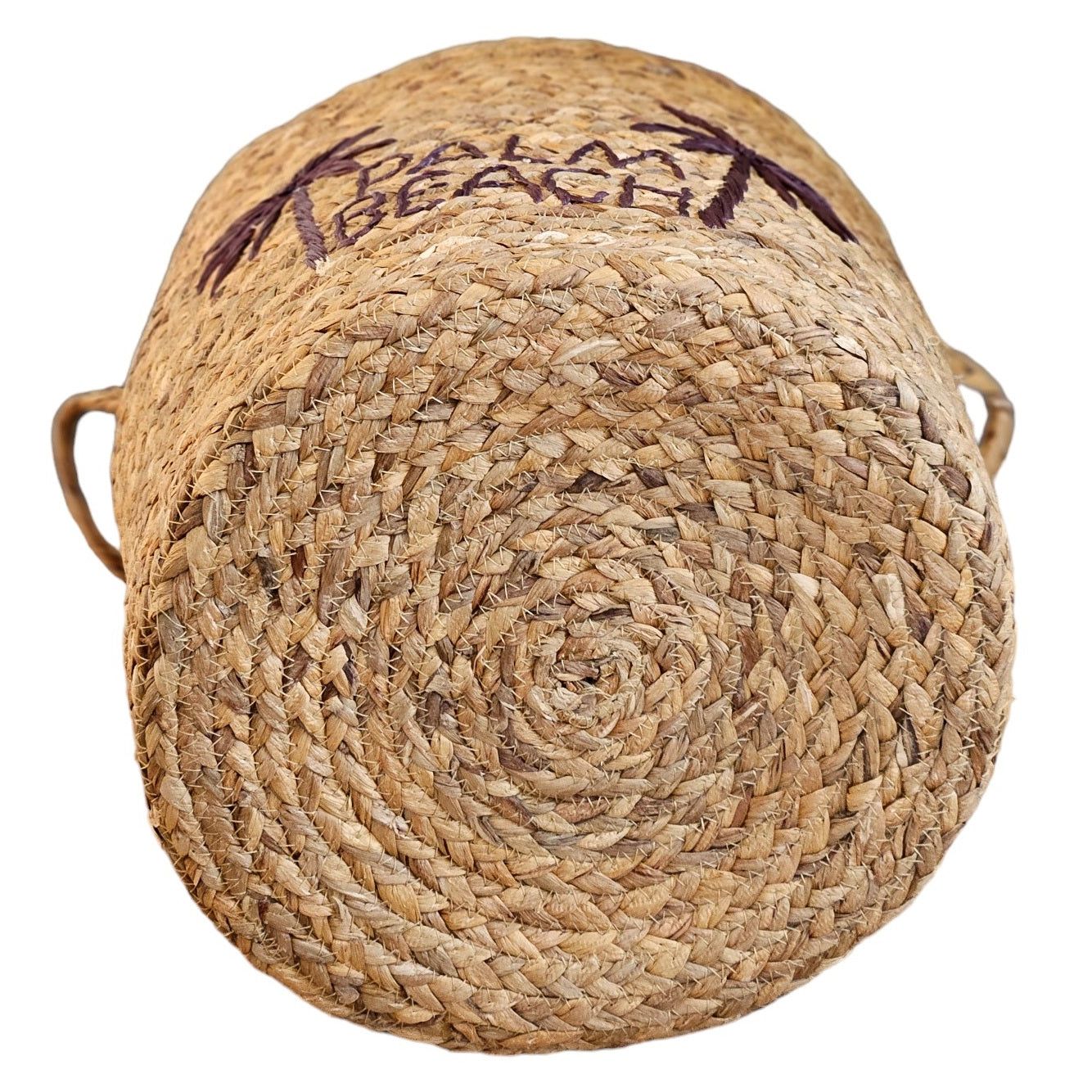 Korb Körbe Aufbewahrungskorb Wasserhyazinthe Wäschekorb Rund Palmen 3 Größen