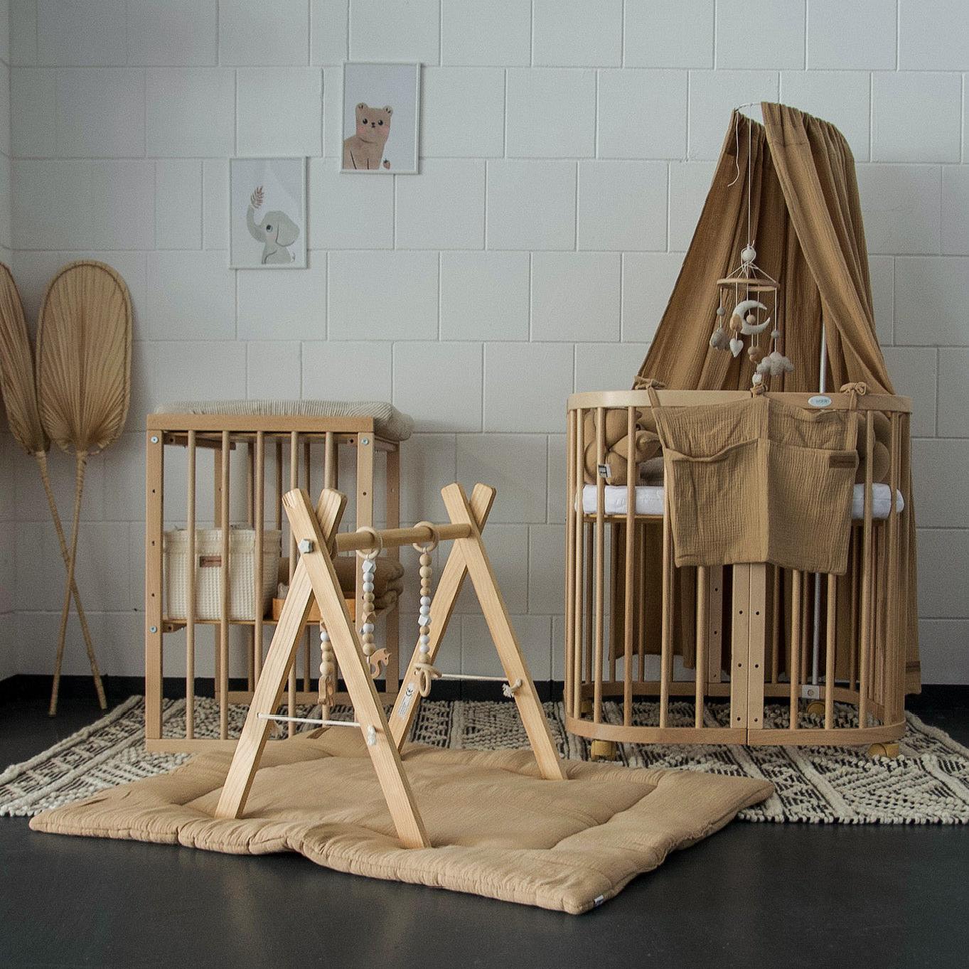 Krabbeldecke Musselin - atmungsaktiv & sicher