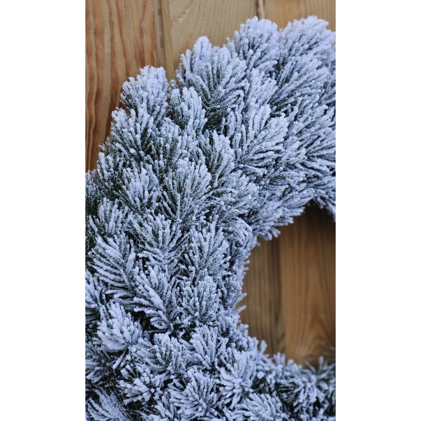 Adventskranz Tannenkranz Weihnachtskranz künstlicher Deko-Kranz grün weiß Ø 40cm