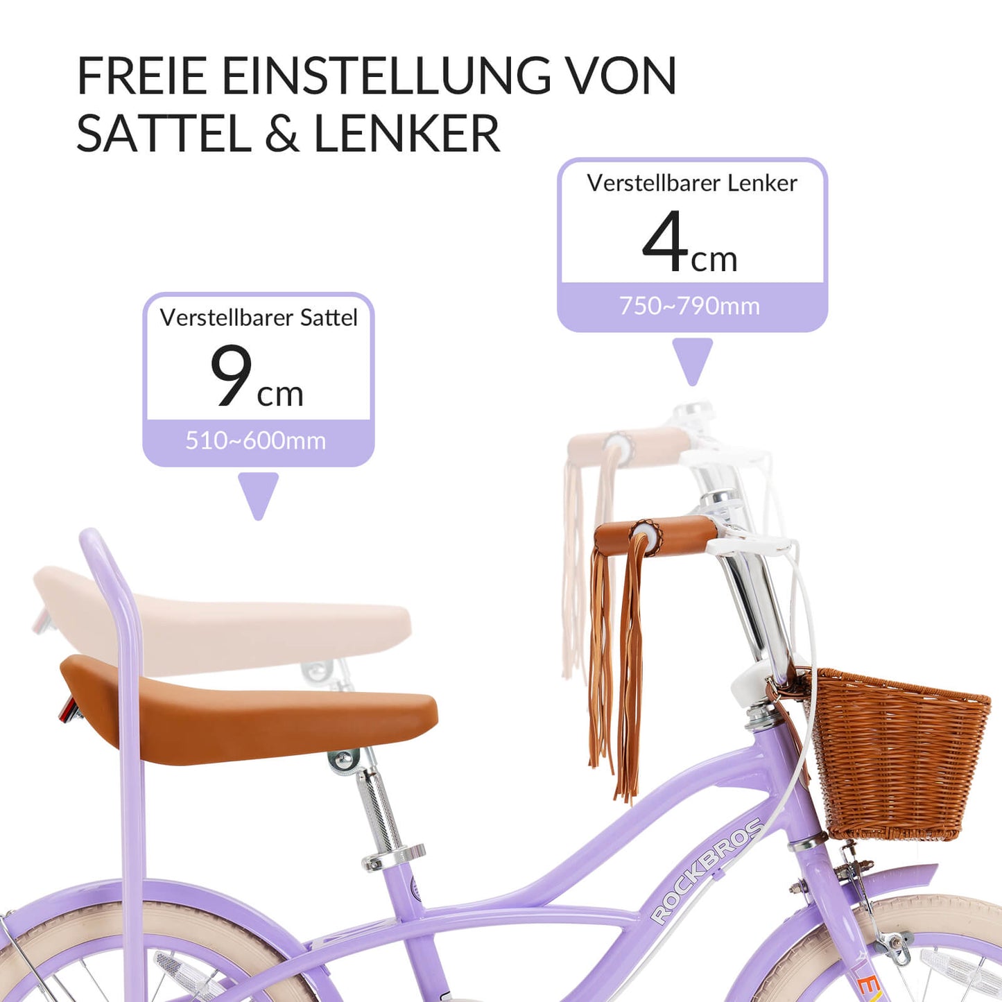 LEVO -16'' children's bicycle with training wheels