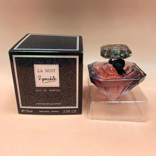 La Nuit Sparkle Diamond ilmvatn fyrir konur, langvarandi blóma- og ávaxtailmur, fullkomin gjöf.