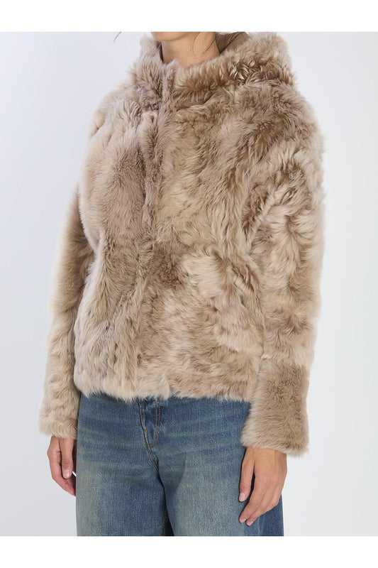 Lamb fur jacket