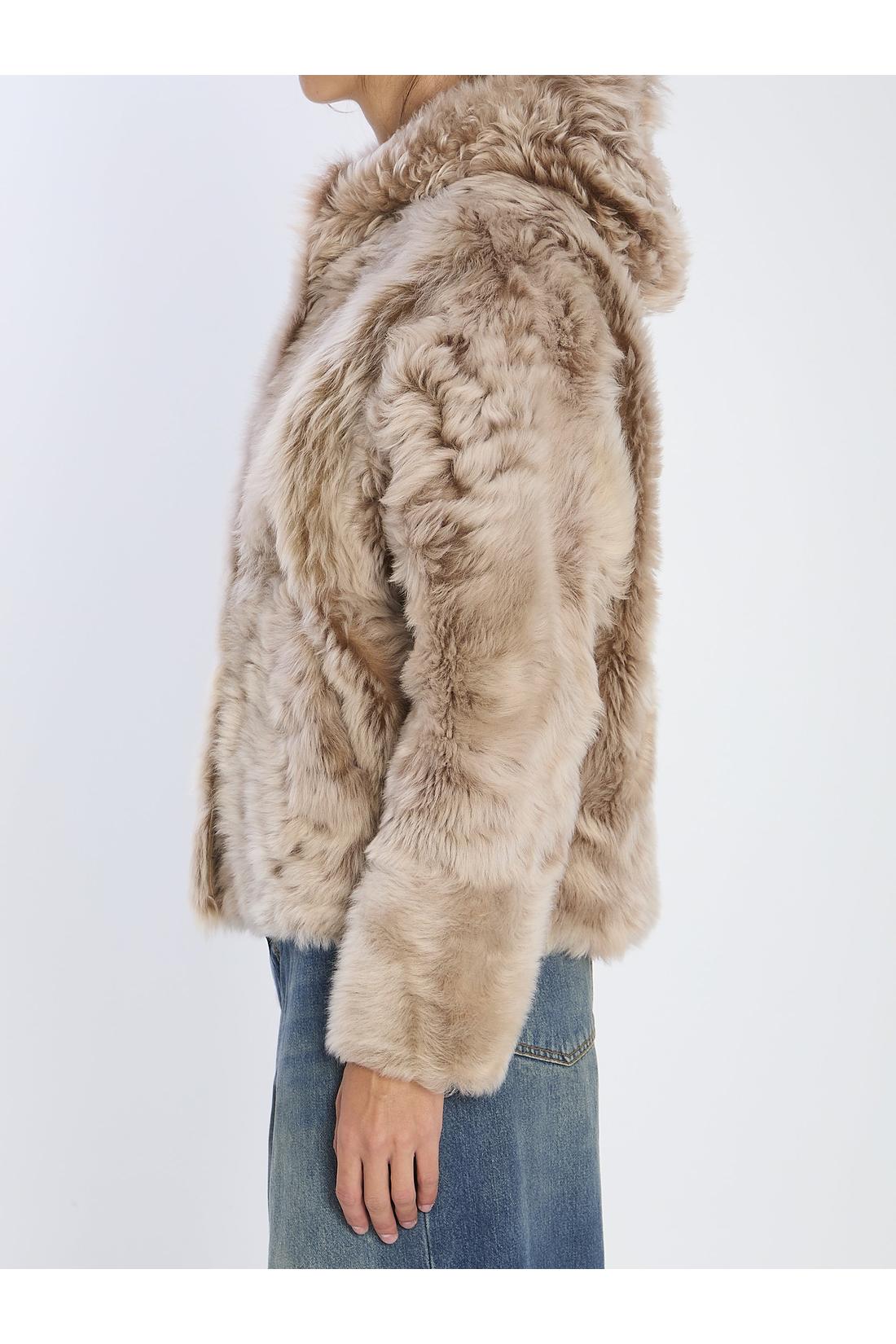 Lamb fur jacket