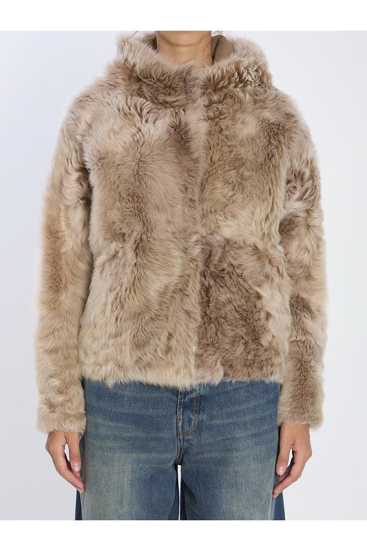 Lamb fur jacket