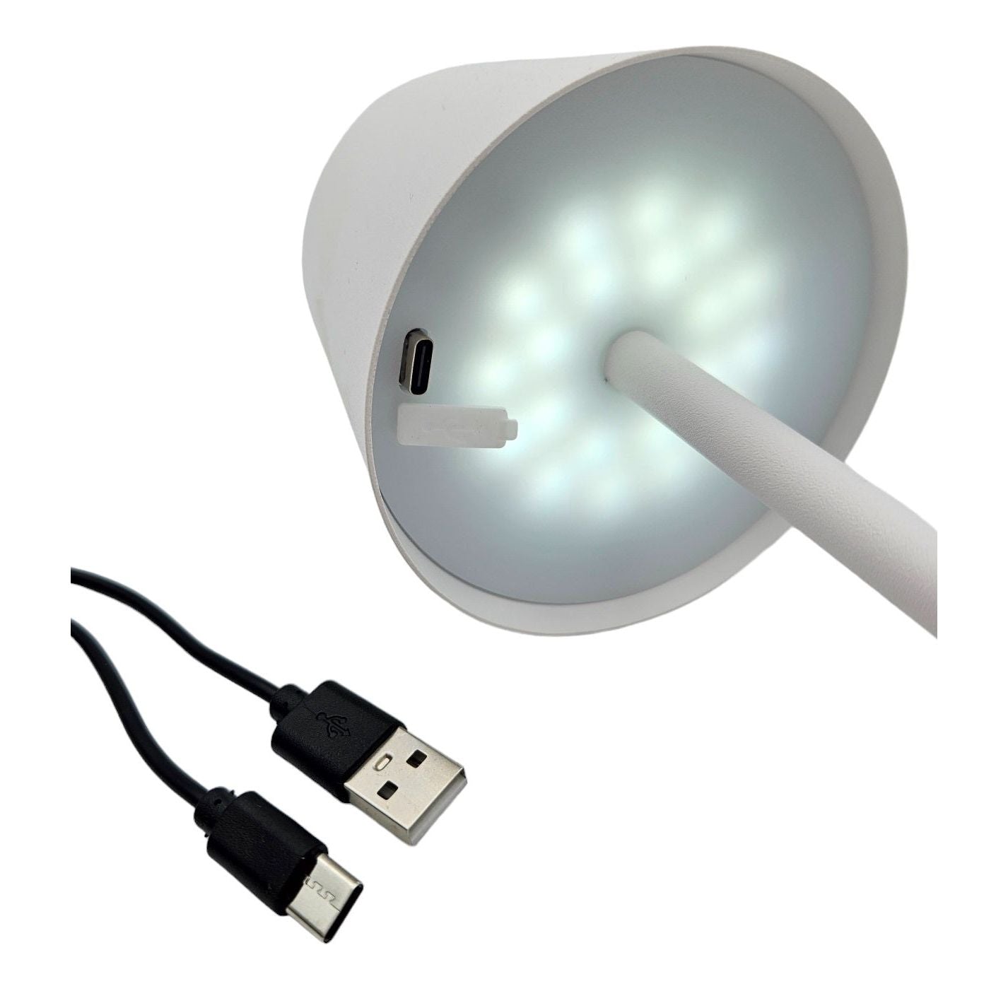 Lampe LED ohne Kabel Touch Tischleuchte Tischlampe Leuchte kabellos dimmbar