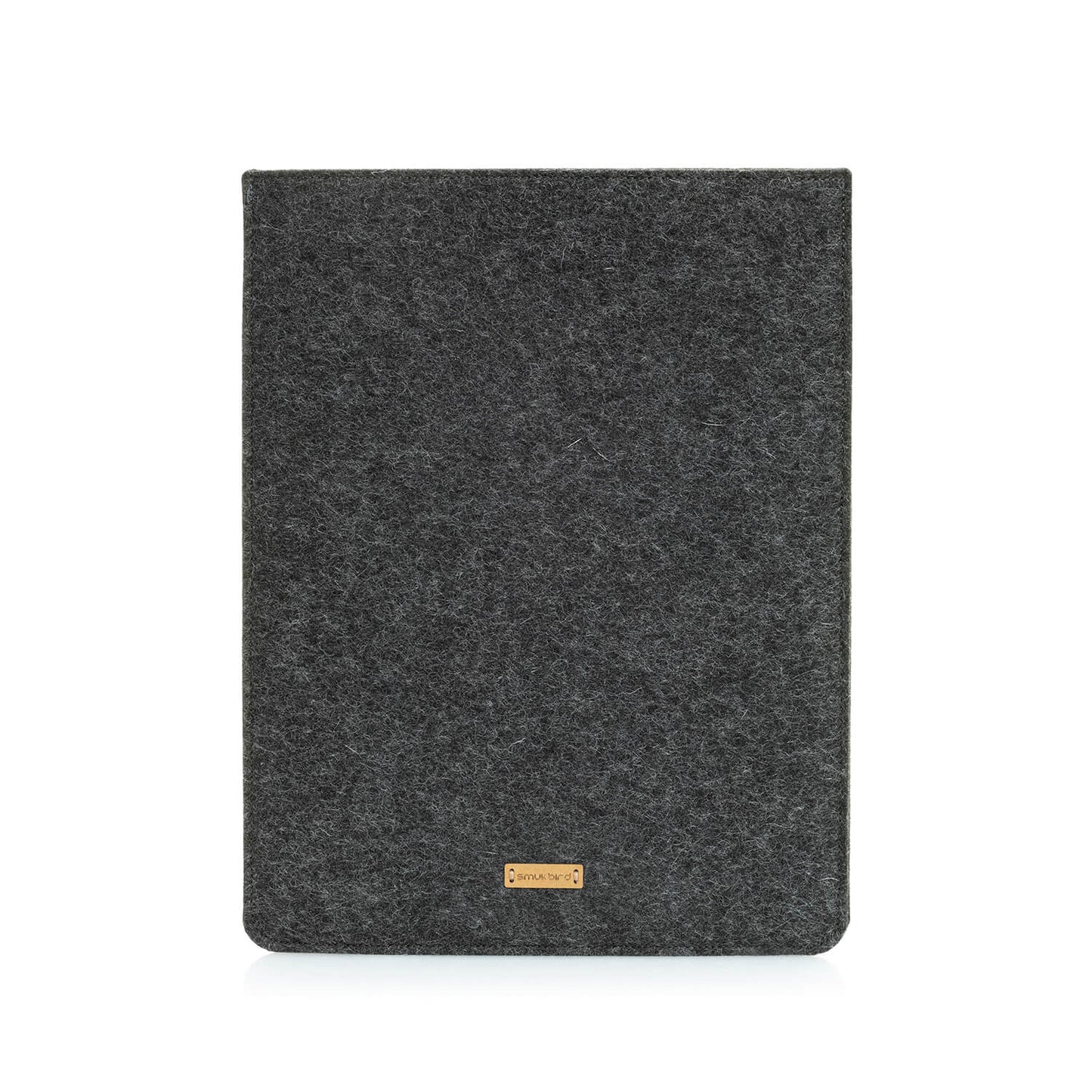 Hülle für Asus Zenbook 14X | aus Filz und Bio-Baumwolle | anthrazit - Shapes | Modell "LET"