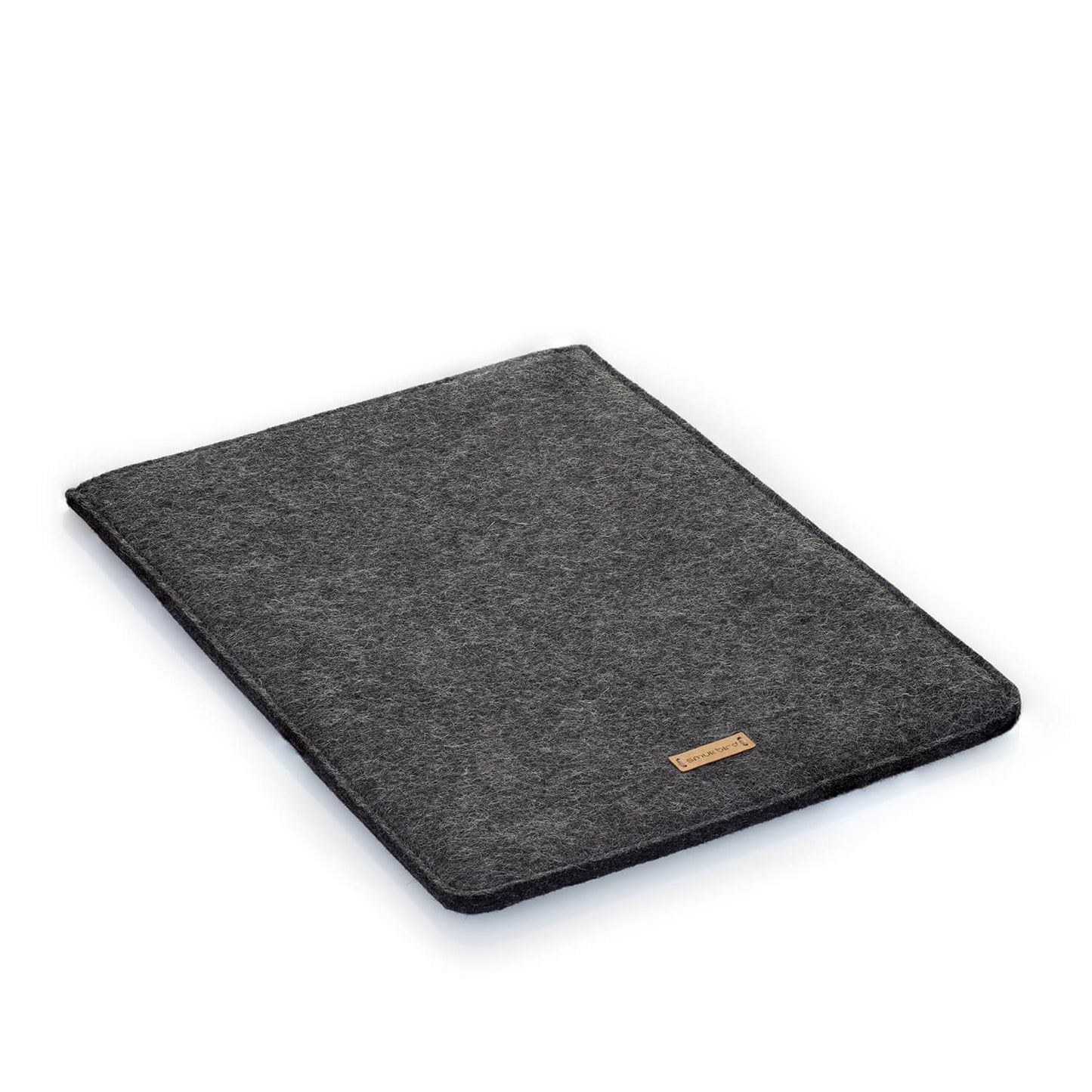 Hülle für Asus Zenbook 14X | aus Filz und Bio-Baumwolle | anthrazit - Shapes | Modell "LET"