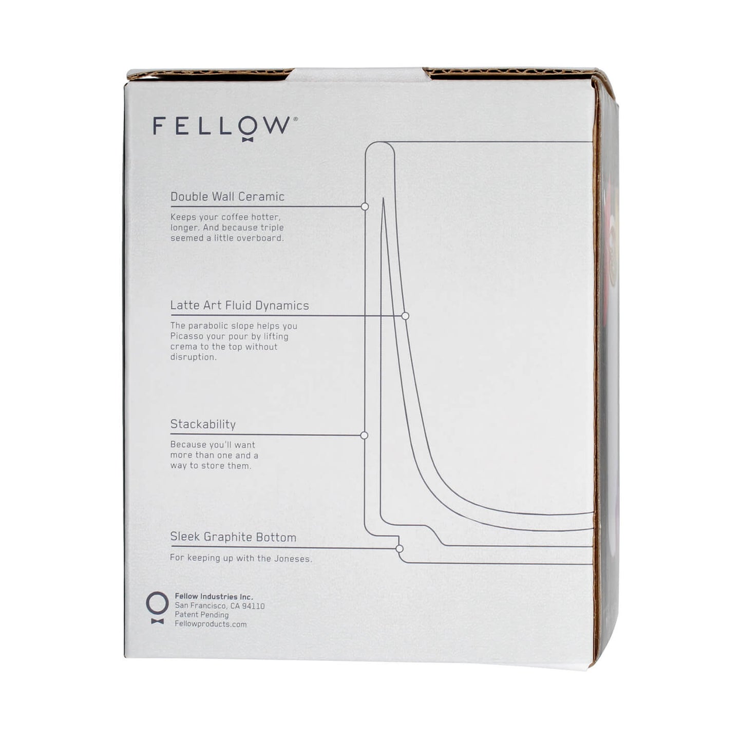Fellow Monty Cup Collection – Espresso, Cortado, Cappuccino & Latte
