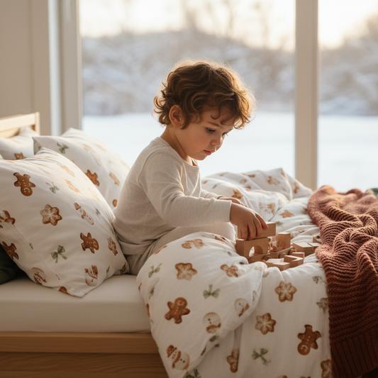 "Gingerbread Men" Premium Children's Bedding