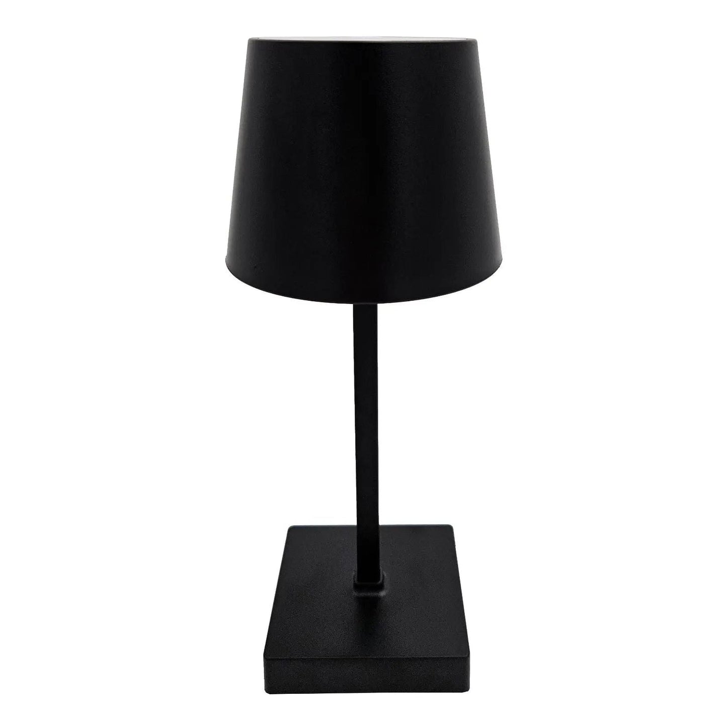 Tischleuchte Touch dimmbar LED Lampe schwarz kabellos Höhe 26 cm