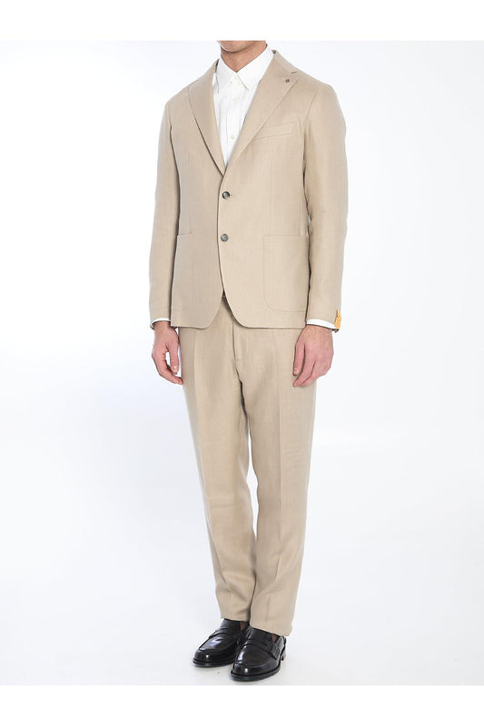 Linen two-piece suit