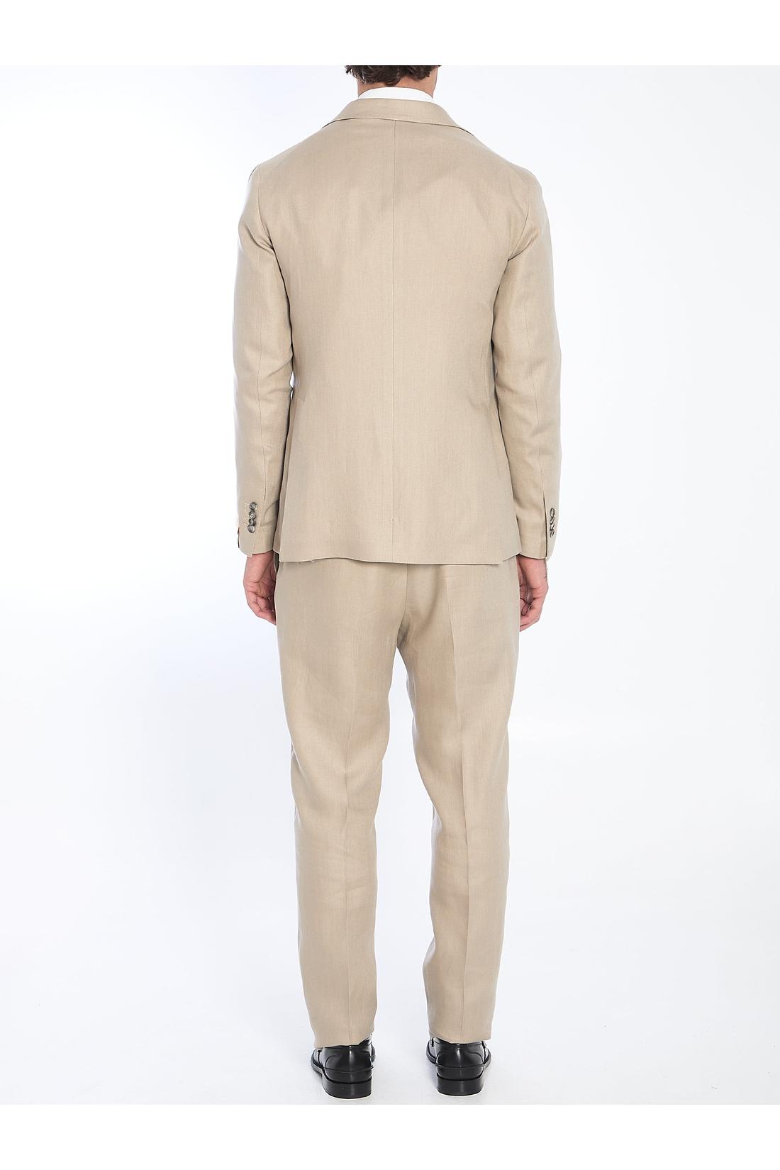 Linen two-piece suit