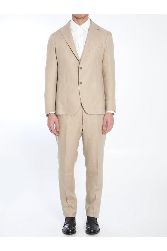 Linen two-piece suit