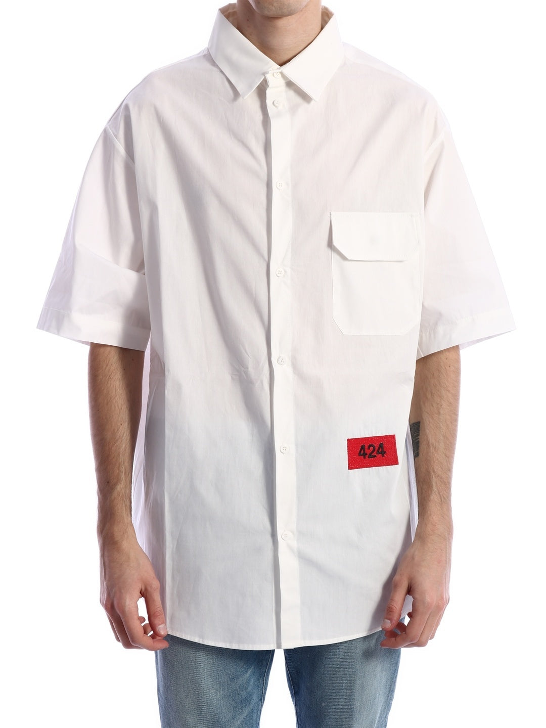 Logo Shirt White