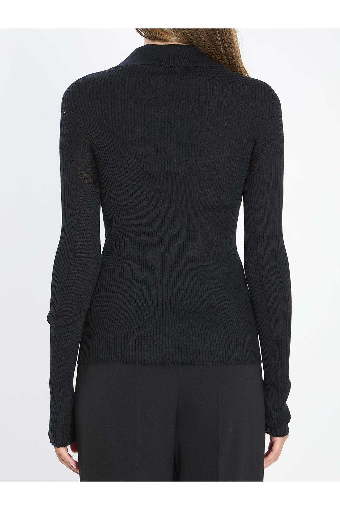 Long-sleeve polo shirt