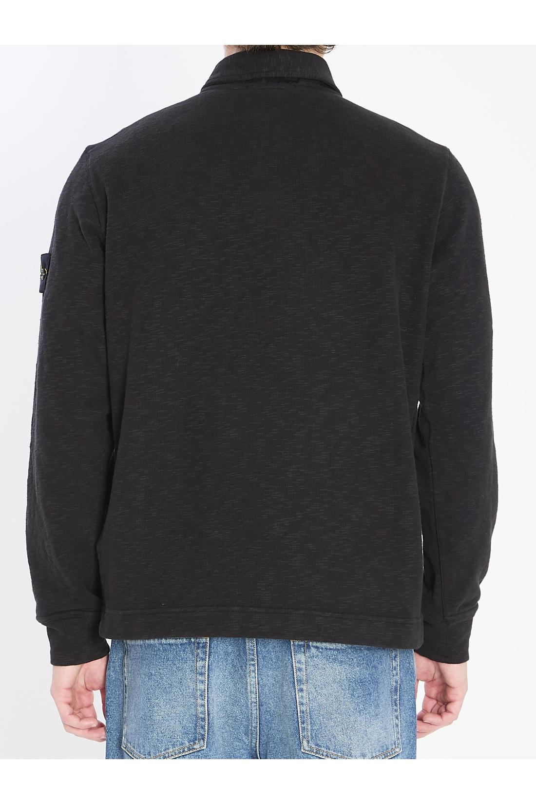 Long-sleeve polo shirt