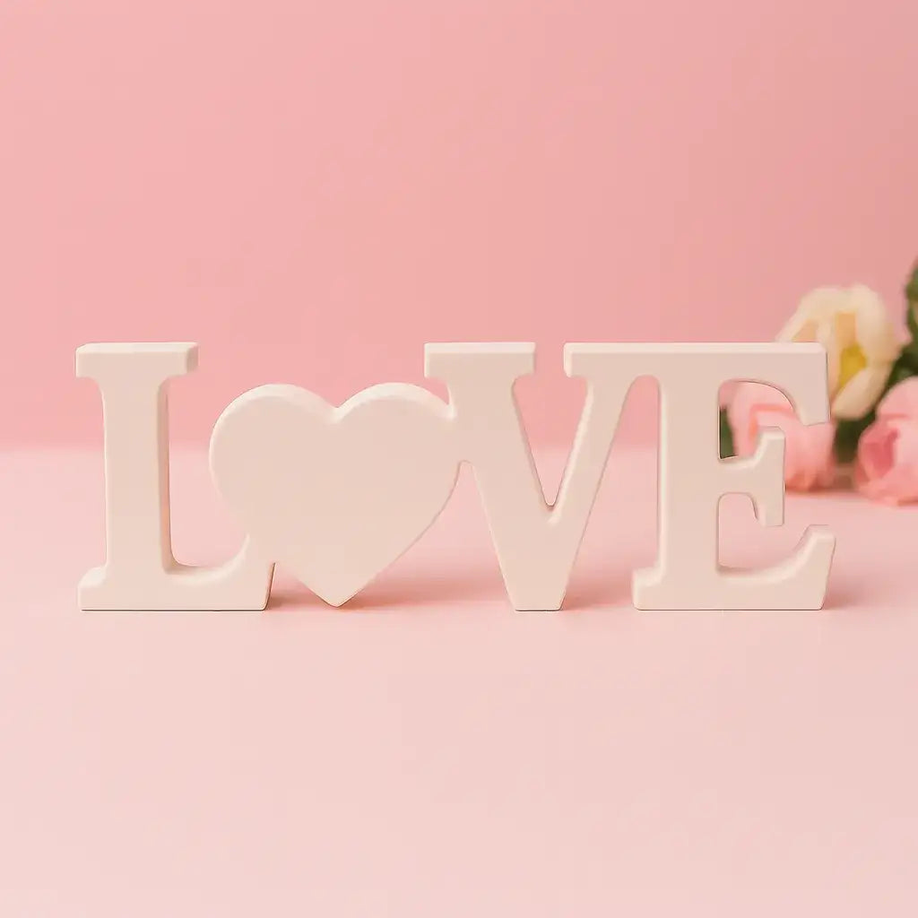 LOVE Schriftzug – Handgefertigte Deko in Wunschfarbe