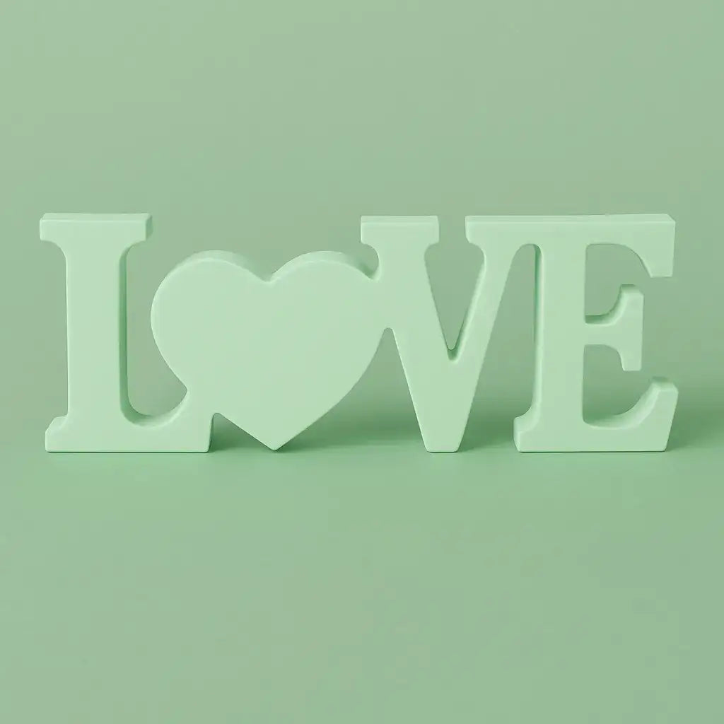 LOVE Schriftzug – Handgefertigte Deko in Wunschfarbe