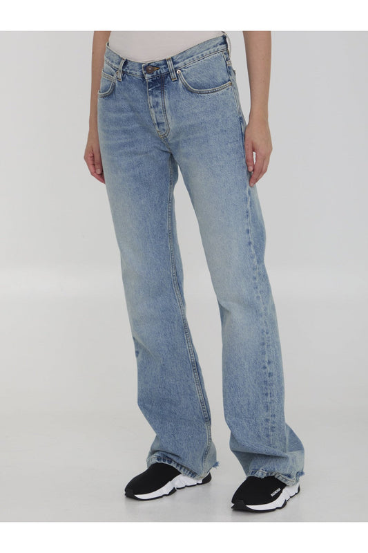 Low waist straight jeans