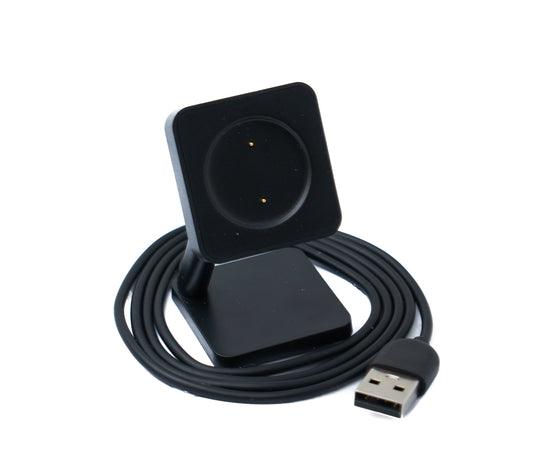 SYSTEM-S USB 2.0 snúra 100 cm hleðslustöð fyrir Xiaomi Amazfit GTR 2 GTS 2 Pop og Zepp E
