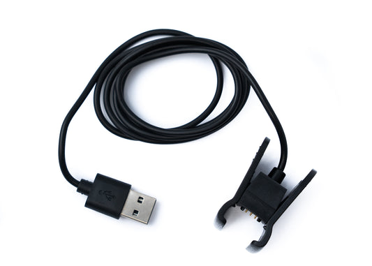 SYSTEM-S USB 2.0 snúra, 100 cm hleðslusnúra fyrir Amazon Halo View snjallúr, svört