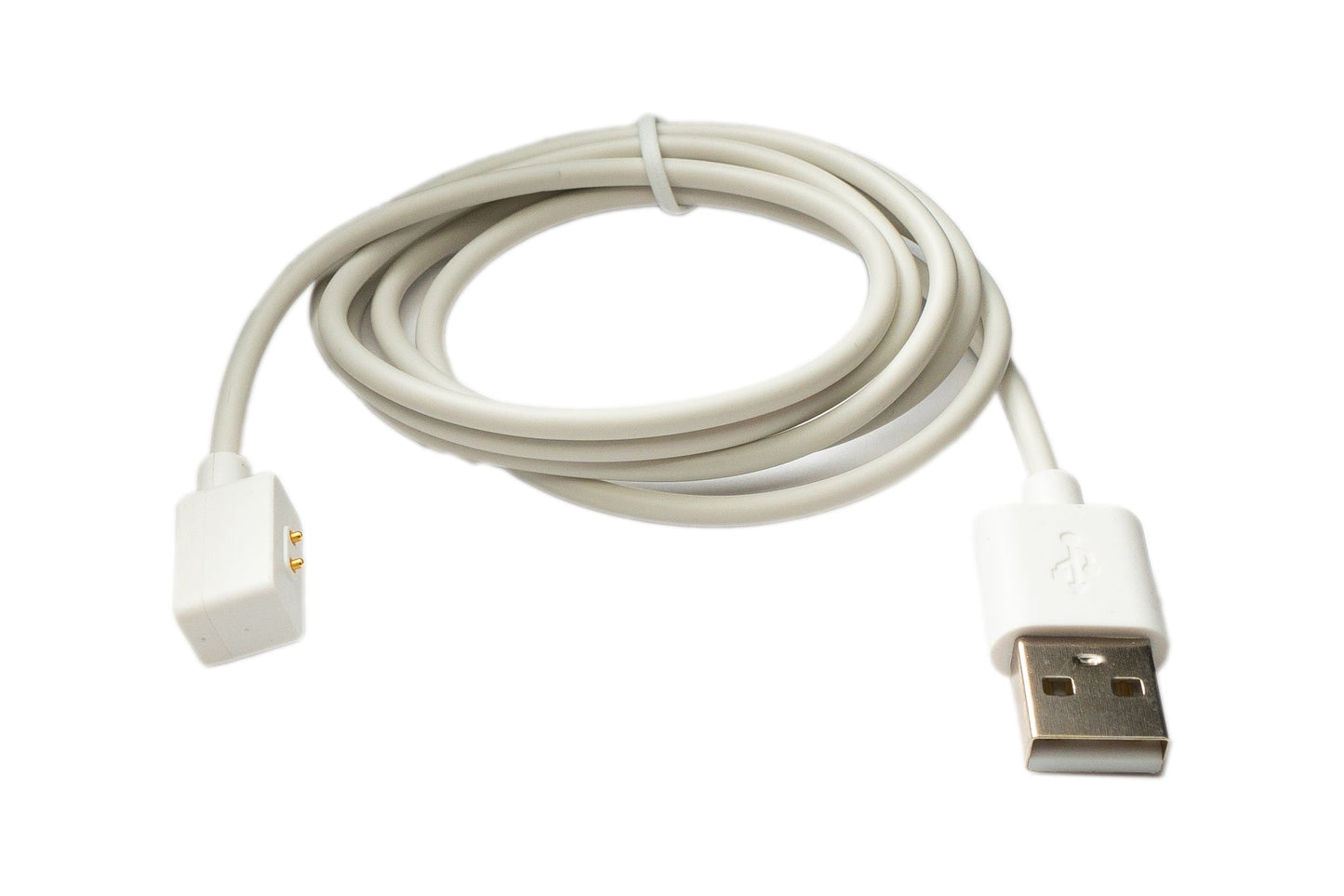 SYSTEM-S USB 2.0 Kabel 100 cm Ladekabel für Xiaomi 8 Pro Watch & Redmi Band 2 in Weiß