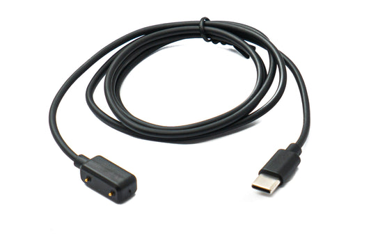 SYSTEM-S USB 3.1 Kabel 100 cm Ladekabel für Galaxy Fit3 Smartwatch in Schwarz