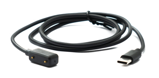 SYSTEM-S USB 3.1 Kabel 100 cm Ladekabel für Galaxy Fit3 Smartwatch in Schwarz