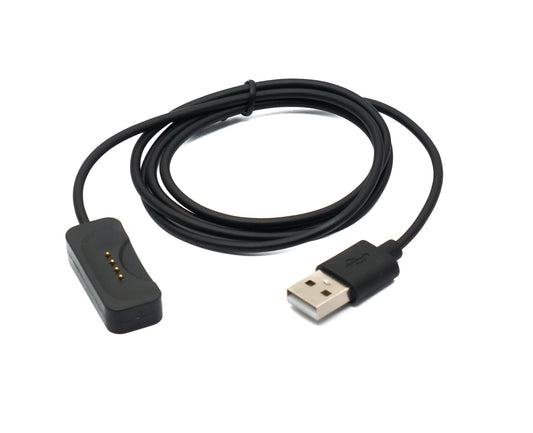 USB 2.0 Kabel 100 cm für Oppo Watch X Smartwatch in Schwarz