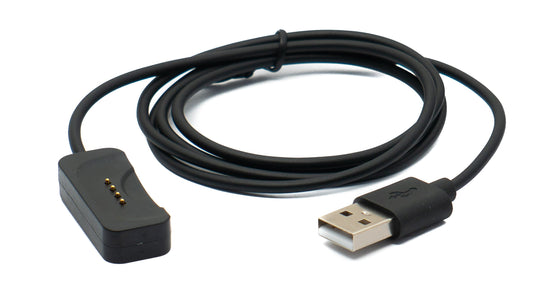 USB 2.0 Kabel 100 cm für Oppo Watch X Smartwatch in Schwarz