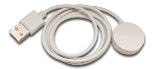 SYSTEM-S USB 2.0 Wireless Cable 70 cm Charging Station for Haylou Watch R8 Smartwatch Wireless White