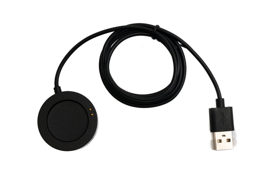 SYSTEM-S USB 2.0 Kabel 100 cm Ladestation für XiaoMi Watch S3 Smartwatch in Schwarz