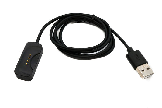 USB 2.0 Kabel 100 cm Ladekabel für OnePlus Watch 2 Smartwatch in Schwarz